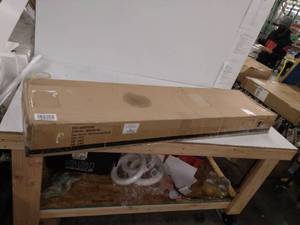 lot 30140 image: Amazon Basics Wood Stud Wall Mount Shelving