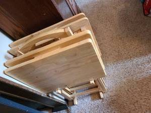 lot 1008 image: Snack tables