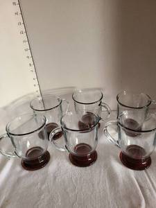 lot 1036 image: Glass mugs