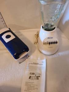 lot 1111 image: Osterizer blender and Nicer Dicer Plus