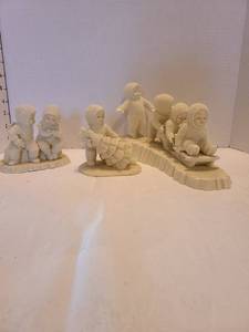 lot 1231 image: Department 56 snow babies