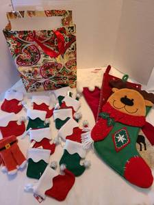 lot 1238 image: Stockings, large and small