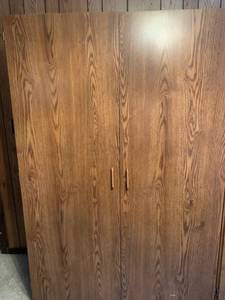 lot 1500 image: Storage cabinet 72 x 47 very large-bring dolly and help