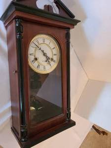 lot 1339 image: Regulator clock 22 tall