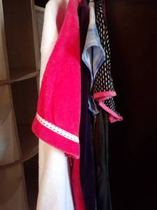 lot 1702 image: Robes and a 2pc. Velour pjs and other pjs. Size large to 2X