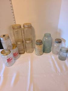 lot 1156 image: Kerr, Presto, Atlas, Ball jars