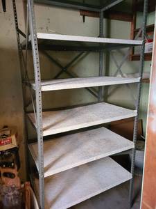 lot 2003 image: Metal shelving unit