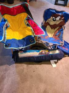 lot 2009 image: Junior tent 6 by 5 and childrens camping chairs