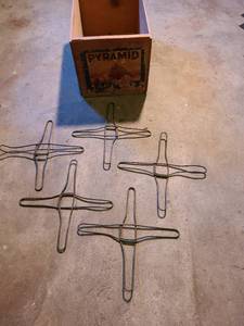 lot 2014 image: Pyramid Apple wooden Box and metal