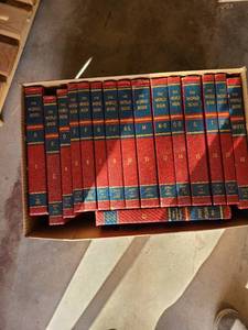 lot 2072 image: World book encyclopedias missing 3 volumes
