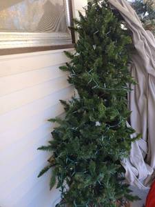 lot 3003 image: 6 Christmas tree with lights with bag