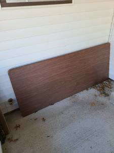 lot 3034 image: One brown 6 folding table