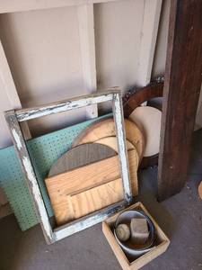 lot 3040 image: Assorted wood pieces and more