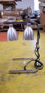 lot 1743 image: 2 Bulb Heat Lamp