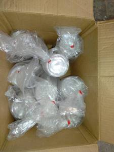 lot 1784 image: Box Of Plastic Cup Lids Unknown Quanity