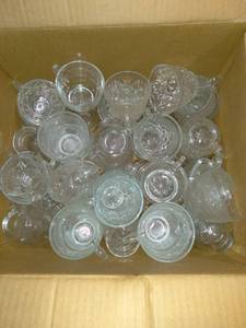 lot 1832 image: Box Of Miscellaneous Punch Glasses