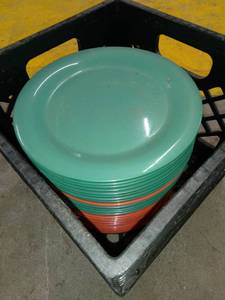 lot 1841 image: Tote Of Plates