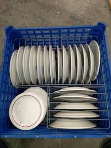 lot 1847 image: Dish Rack Of Plates And Dessert Plates