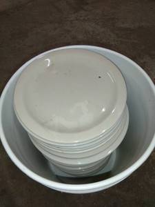lot 1851 image: Bucket Of Plates