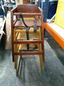 lot 1872 image: High Chairs Lot Of 3