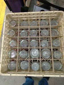 lot 1888 image: Dish Rack Of Miscellaneous Glasses