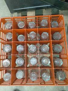 lot 1890 image: Dish Rack Of Miscellaneous Glasses