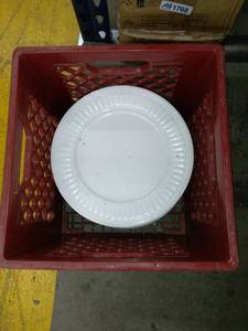 lot 1891 image: Tote Of Plates