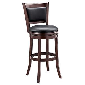 lot 21623 image: Ball & Cast Swivel Pub Height Barstool 29 Inch Seat Height Cappuccino Set of 1