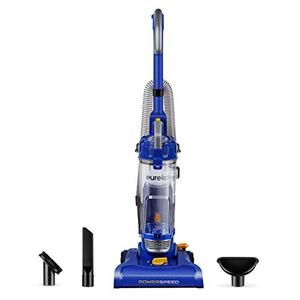lot 21640 image: eureka NEU182A PowerSpeed Bagless Upright Vacuum Cleaner, Lite, Blue- Retail $79
