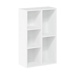 lot 21675 image: Furinno 5-Cube Open Shelf, White- Retail $30