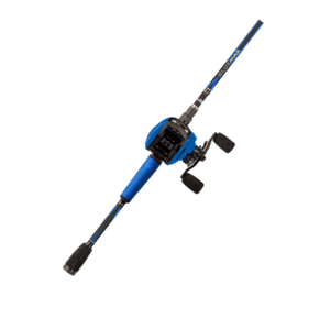 lot 21692 image: Abu Garcia Blue Max Low Profile Baitcaster Fishing Combo- Retail $65