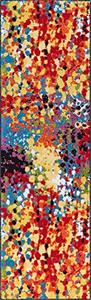 lot 21716 image: Well Woven Viva Partridge Modern Abstract Dots Multi Bright Area Rug 23 x 73 Runner