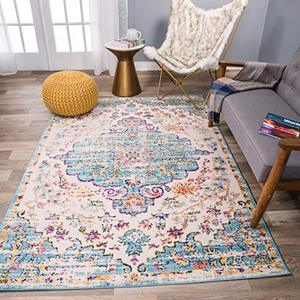 lot 21735 image: Rugshop Vintage Traditional Bohemian Area Rug 66 x 9 Blue