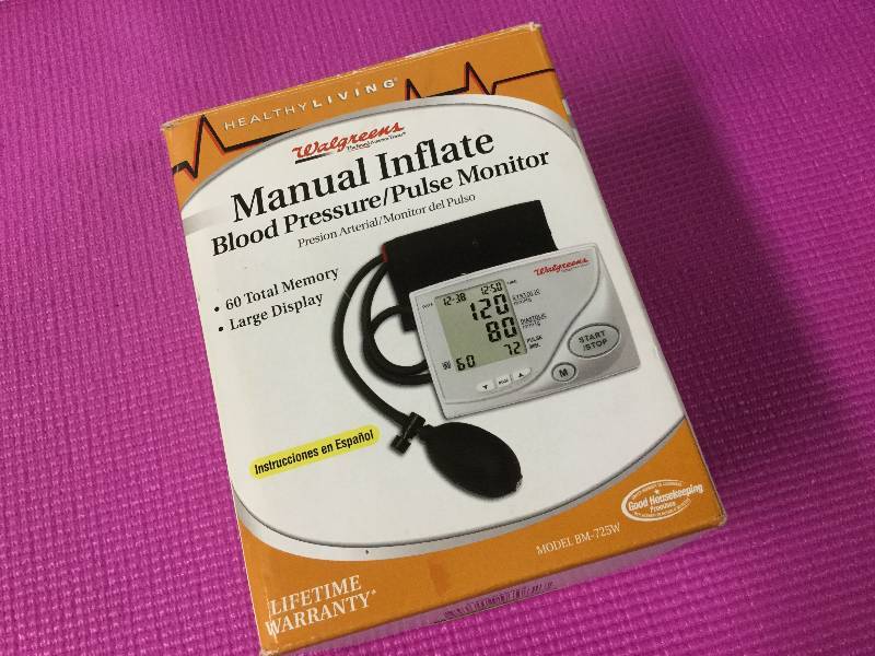 lot 1025 image: Healthy Living Digital blood Pressure Monitor Battery Operated