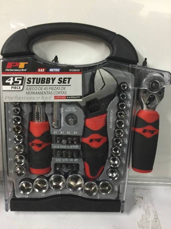 lot 1135 image: Performance 45 pc Tools Stubby Set