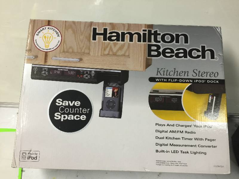 lot 1157 image: Hamilton Beach Kitchen Stereo
