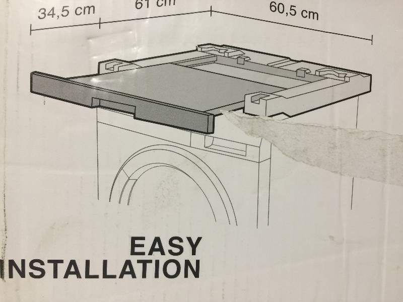 lot 1170 image: Dryer Stacking with Shelf