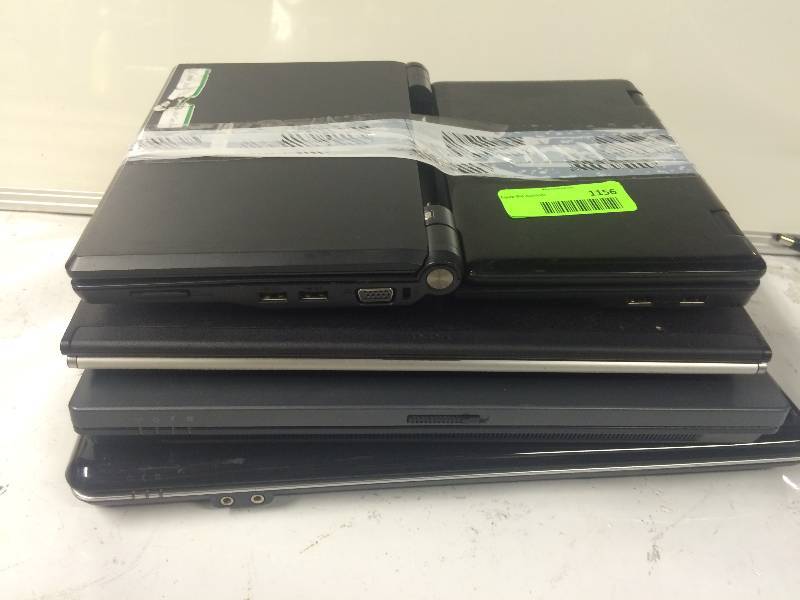 lot 1156 image: Lot of 5 Laptops