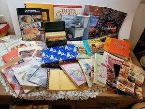 lot 134 image: Vintage Cookbooks
