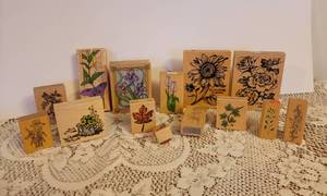 lot 179 image: Scrapbooking Stamps (Floral)