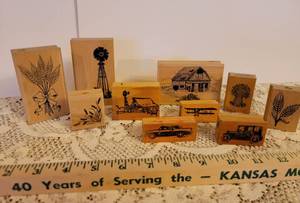 lot 180 image: Scrapbooking Stamps (Farming)
