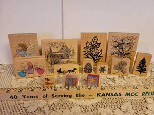 lot 183 image: Scrapbooking Stamps (Holiday-Christmas)