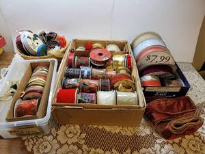 lot 224 image: Ribbon (Christmas and Fall)