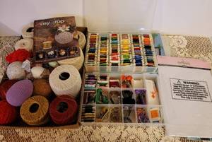 lot 239 image: Embroidery String and Kits