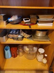 lot 361 image: Bakeware, Pitchers, Jars (BRING YOUR OWN BOXES)