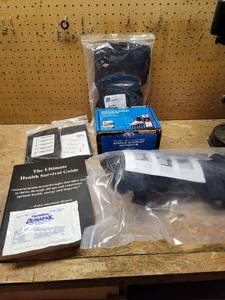lot 463 image: NIB Medical Supplies (Universal Knee Brace, Ankle and Wrist Weights, Knee Wrap, Suspension Sleeve, and Rt Unloader