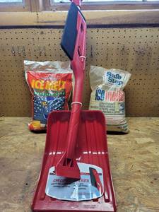 lot 486 image: Ice Melt, Rock Salt, New Snow Shovel