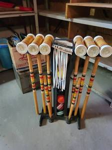 lot 515 image: NIB Croquet Set