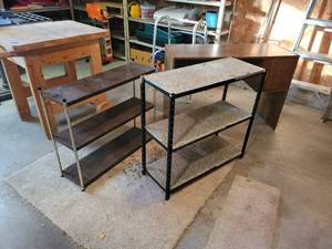 lot 518 image: 2 Shelves and Hutch