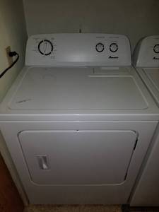 lot 3 image: Amana electric dryer